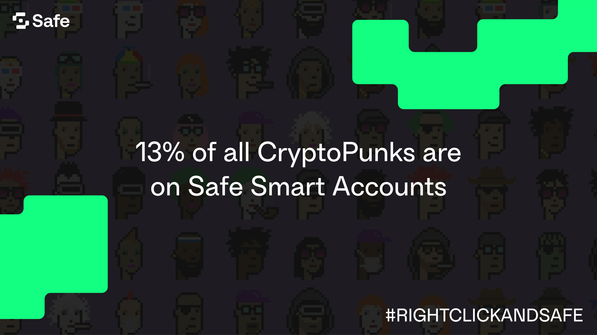 12.94% of CryptoPunks find a security fortress in Safe.